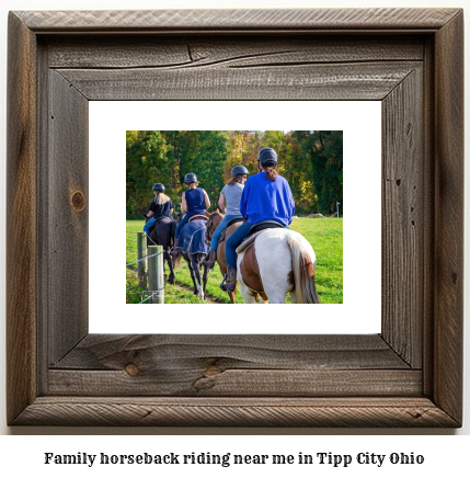 family horseback riding near me in Tipp City, Ohio